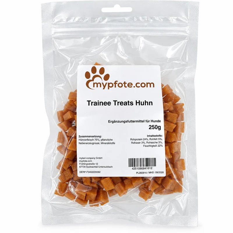 Trainee Treats von mypfute.com – Trainingshappen für Hunde | 250 g
