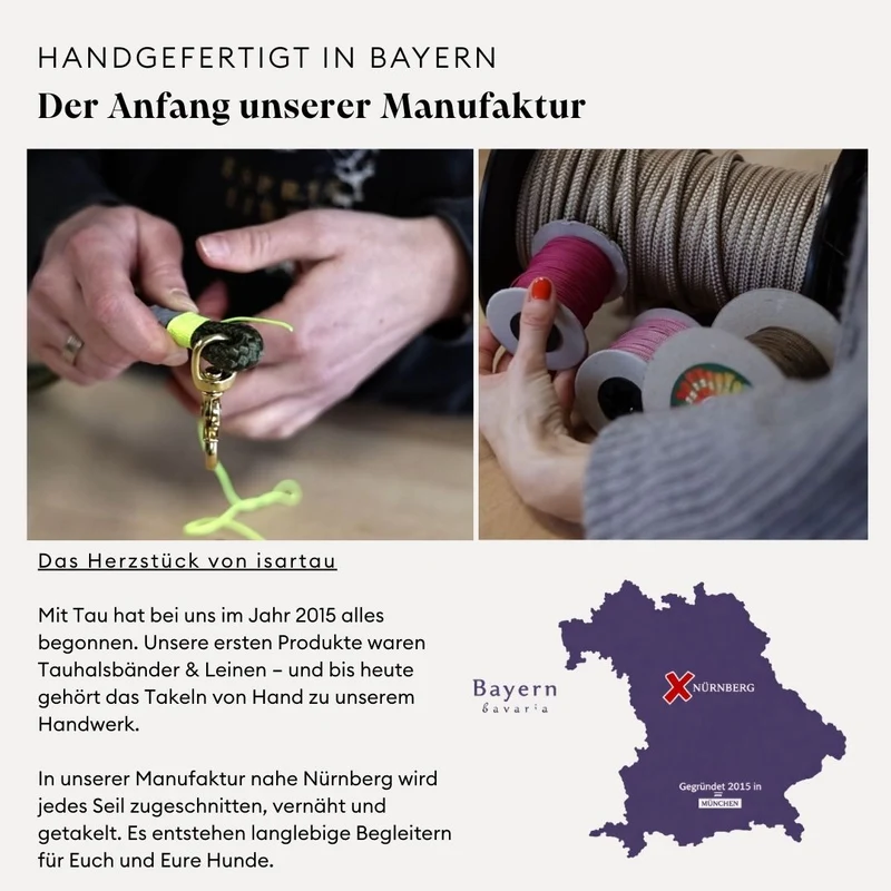 Tauleine Black Mamba DUNKELBRAUN, 250 cm (Umhängeleine)