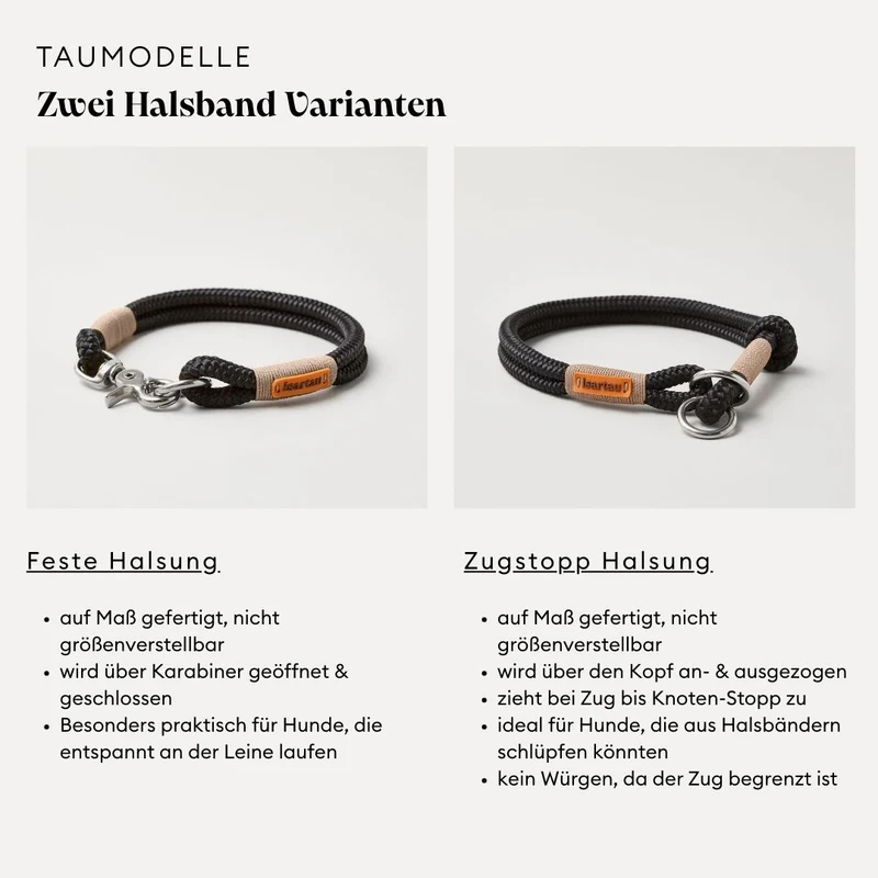 Zugstopp-Halsband Classy Chestnut BEIGE