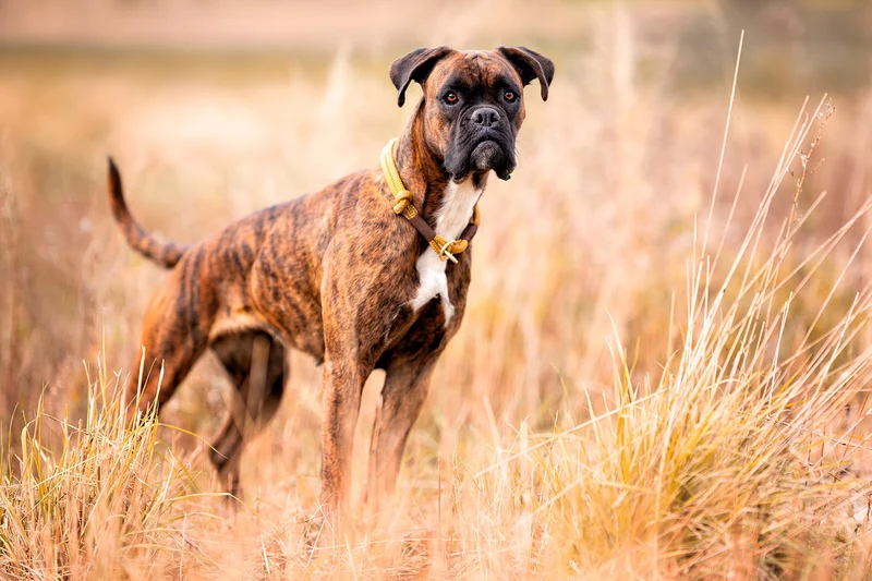 Tau-Retrieverleine Sweet Toffee DUNKELBRAUN, 190 cm (integrierte Halsung)