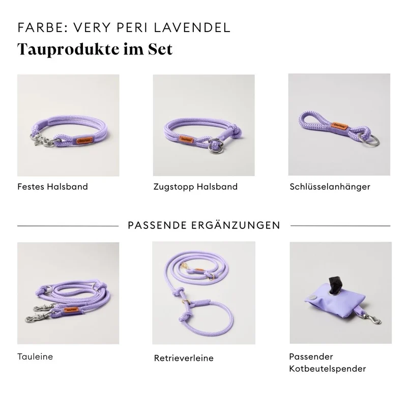 Festes Halsband Very Peri LAVENDEL