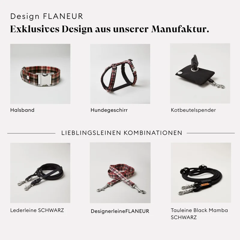 Designerhalsband FLANEUR