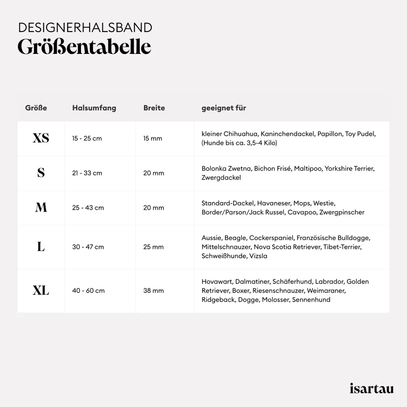 Designerhalsband HERZKLOPFEN
