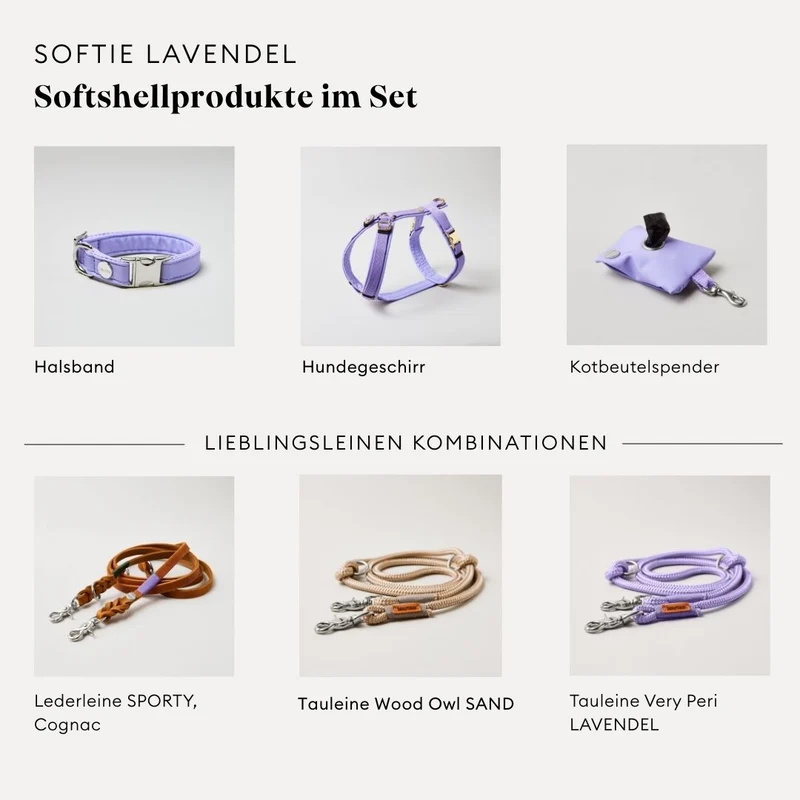 Halsband Softie LAVENDEL
