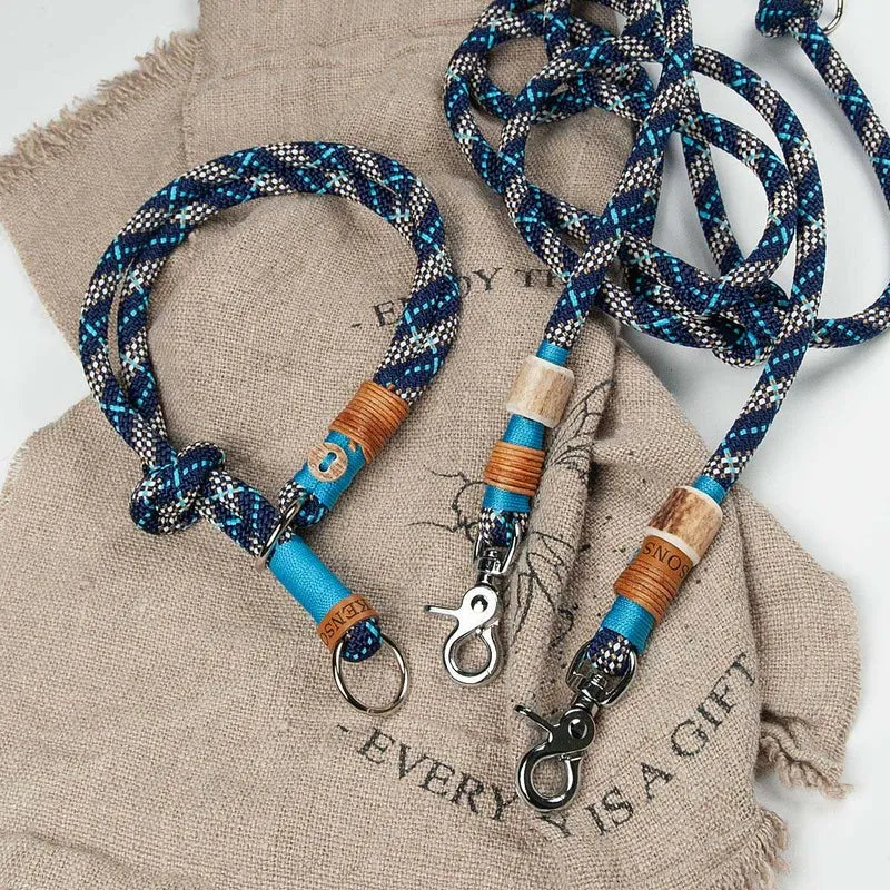 Set: Hundeleine Tau & Zugstopp-Halsband – 10mm | Konfigurator