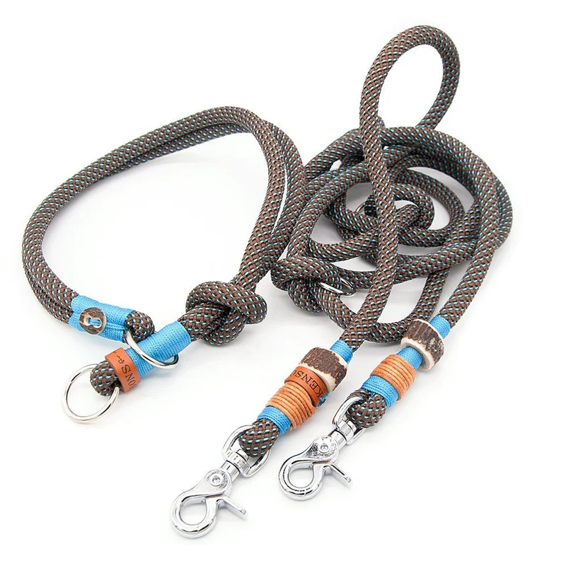 Set: Hundeleine Tau & Zugstopp-Halsband – 10mm | Konfigurator