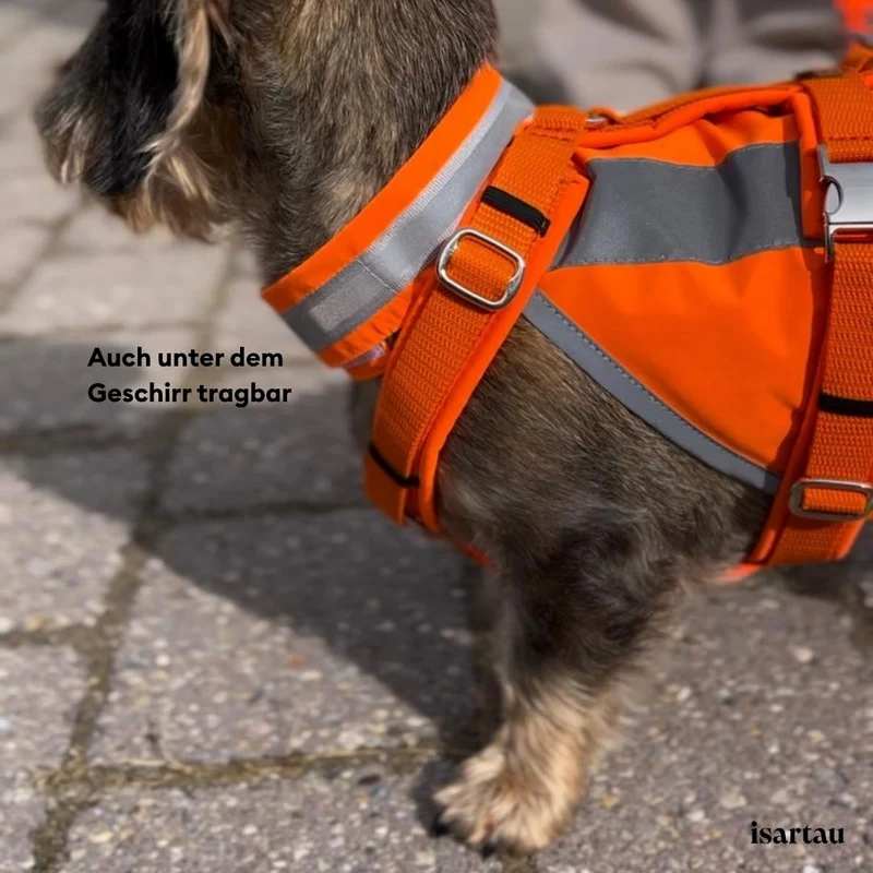 Hundewarnweste Neongelb