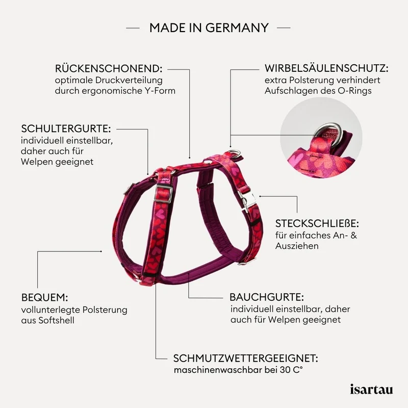 Hundegeschirr HERZKLOPFEN