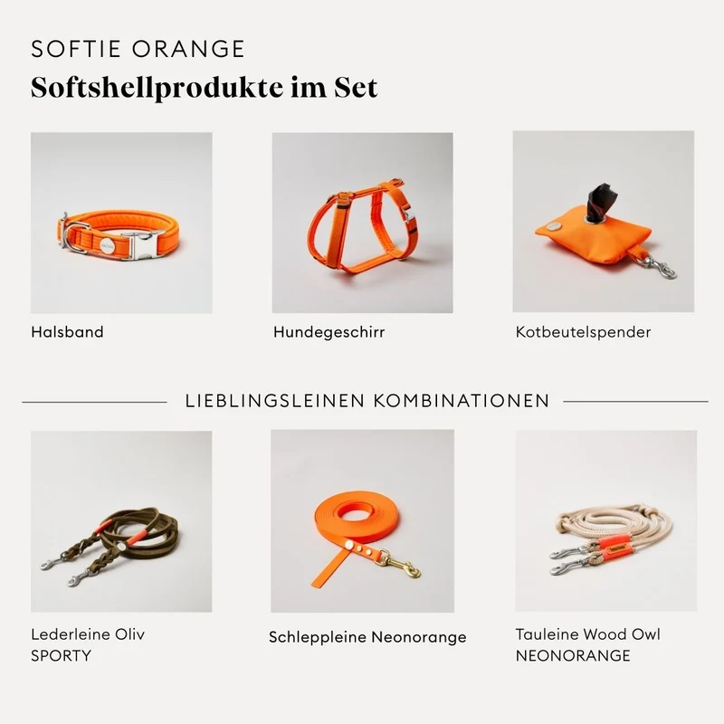 Hundegeschirr Softie NEONORANGE