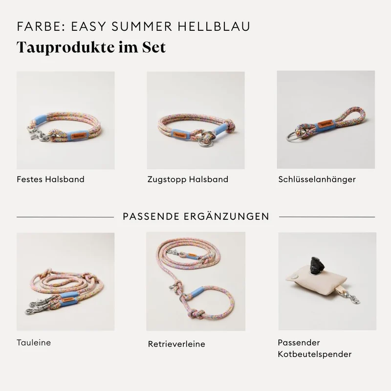 Tauleine Easy Summer HELLBLAU, 190 cm (Standard)