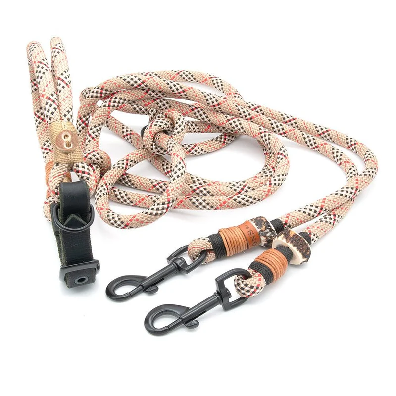 Set: Hundeleine Tau & Halsband mit Schnalle – 8mm | Konfigurator