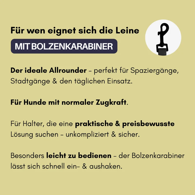Führleine WOOFLEX® Classic verstellbar Lemon Grass