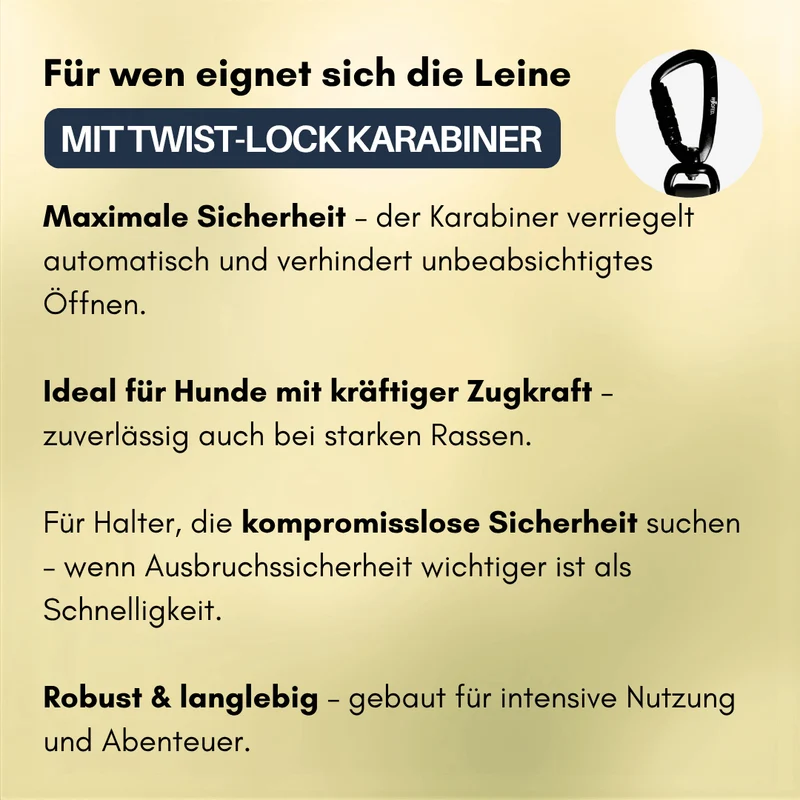 Führleine WOOFLEX® Pro verstellbar Lemon Grass