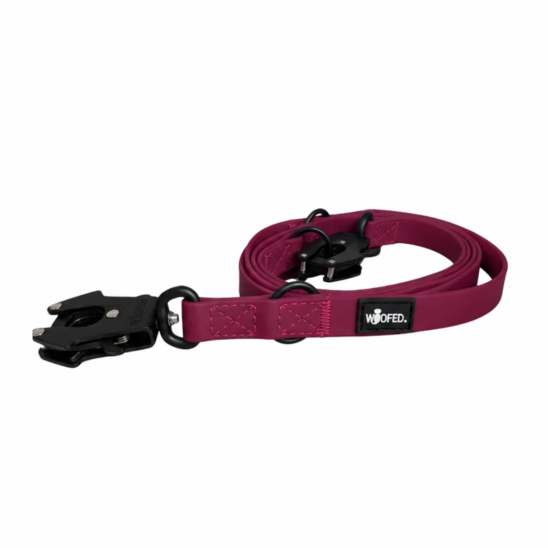 Führleine WOOFLEX® Tactical verstellbar Burgundy
