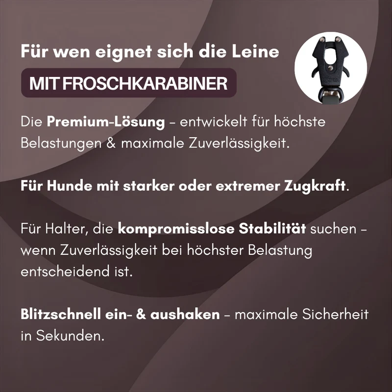 Führleine WOOFLEX® Tactical verstellbar Espresso