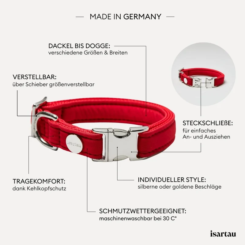 Halsband Softie ROT