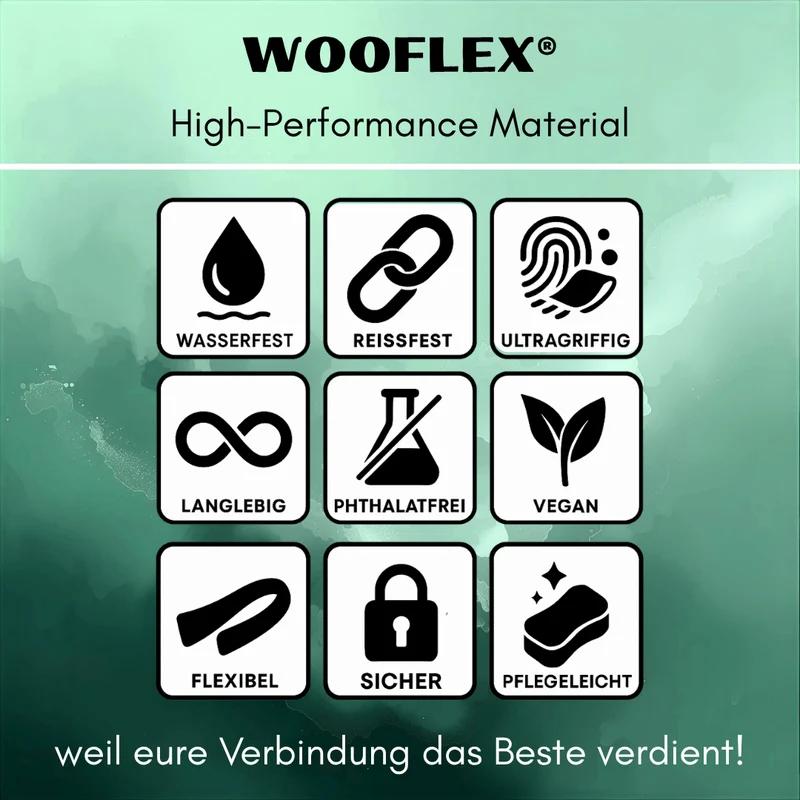 multifunktionale Schleppleine WOOFLEX® Jade Green