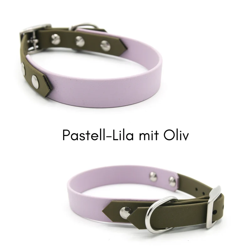 BioThane® Halsband zweifarbig | Modell "Blended"