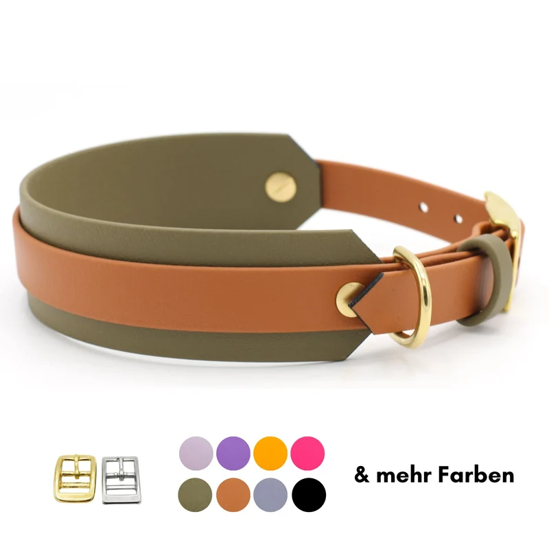 BioThane® Halsband zweifarbig | Modell "Layered"