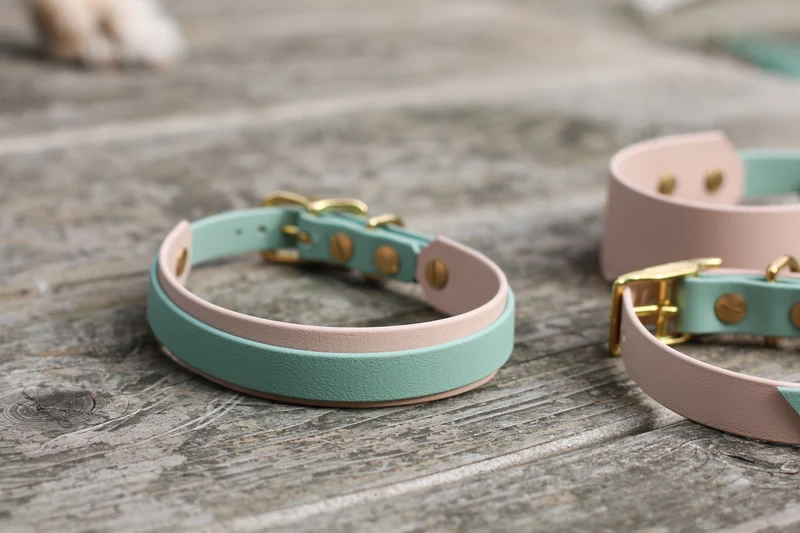 BioThane® Halsband zweifarbig | Modell "Layered"
