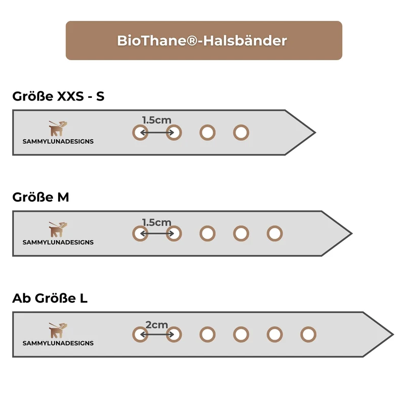 BioThane-Halsband | Beige