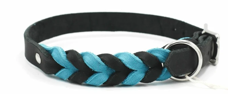 Fettleder Halsband „Awesome“| Breite 20mm | HU 41-47cm