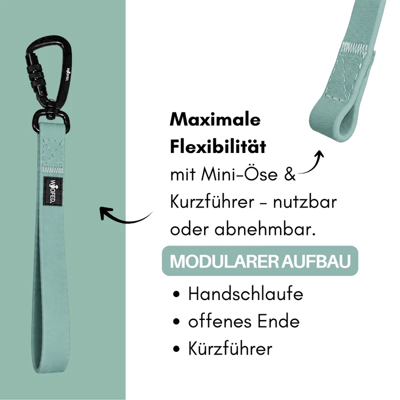 multifunktionale Schleppleine WOOFLEX® Jade Green