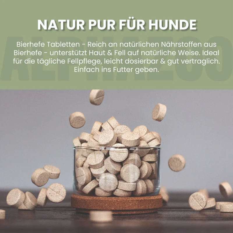 Bierhefe Tabletten für Hunde