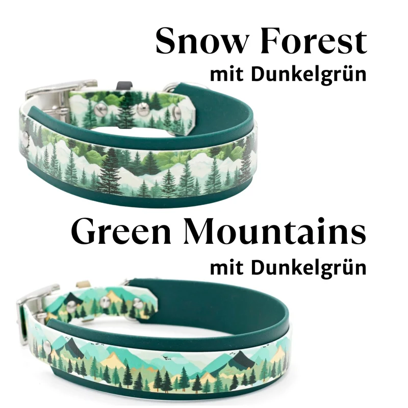 Motiv BioThane® Halsband | Modell "Layered"