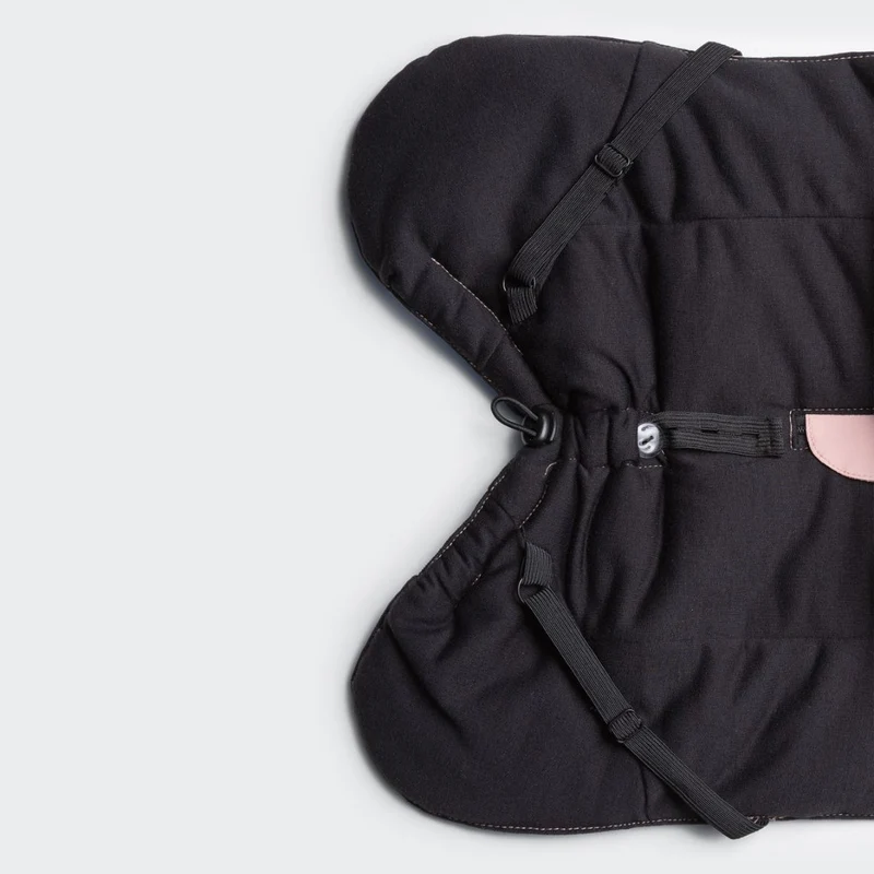 Vollreflektierender Hundewintermantel Seawool Rosé