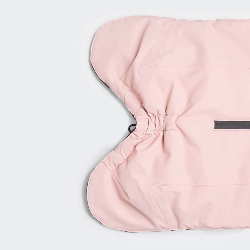 Vollreflektierender Hundewintermantel Seawool Rosé