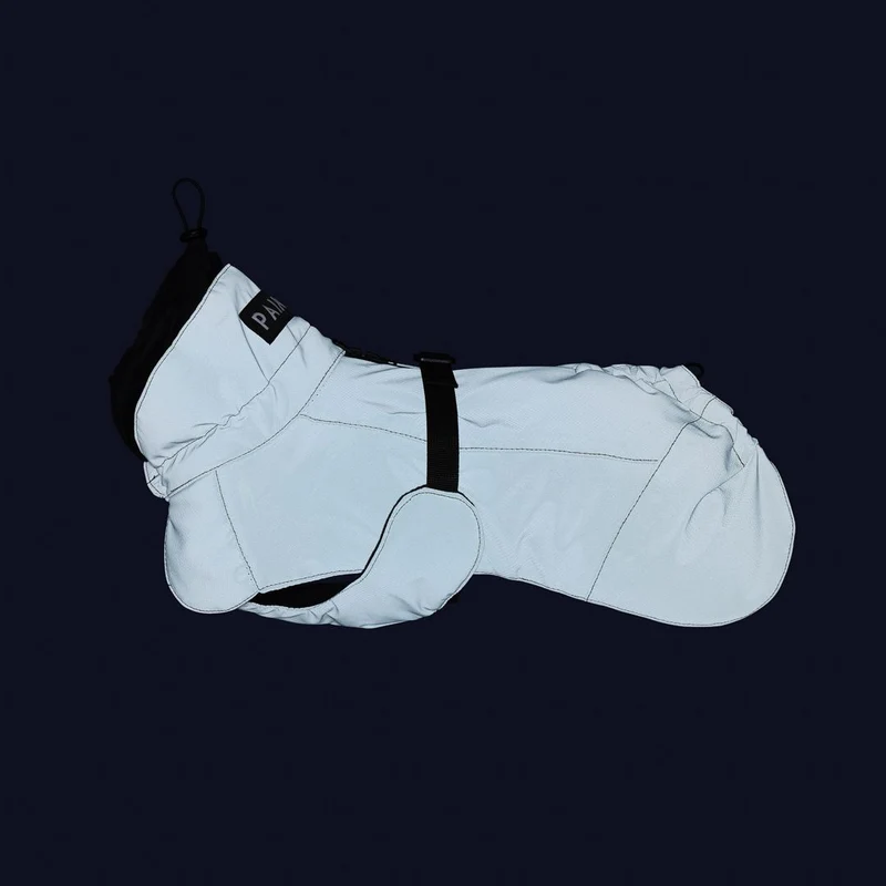 Vollreflektierender Hundewintermantel Seawool Olive