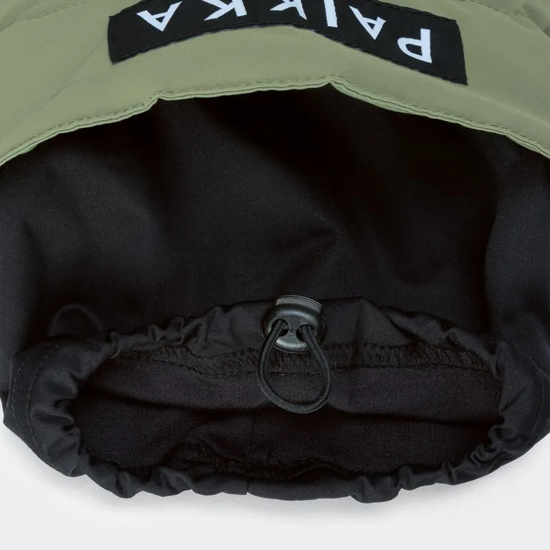 Vollreflektierender Hundewintermantel Seawool Olive