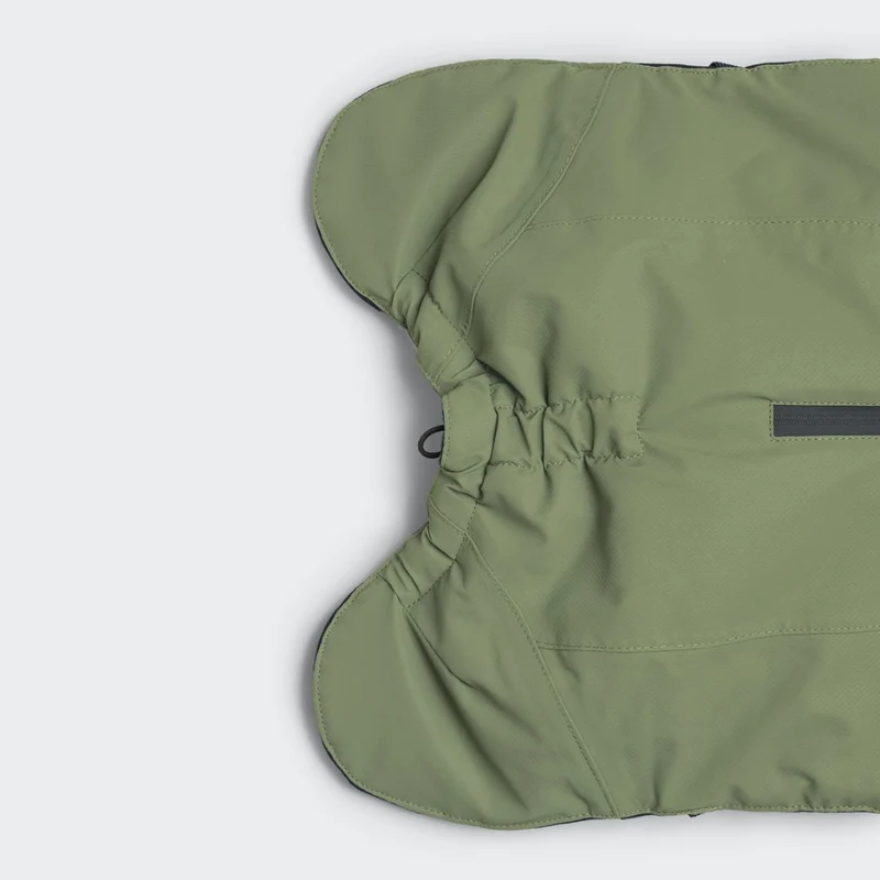 Vollreflektierender Hundewintermantel Seawool Olive