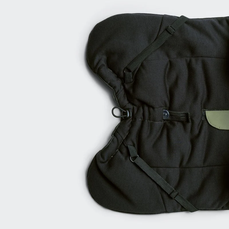 Vollreflektierender Hundewintermantel Seawool Olive