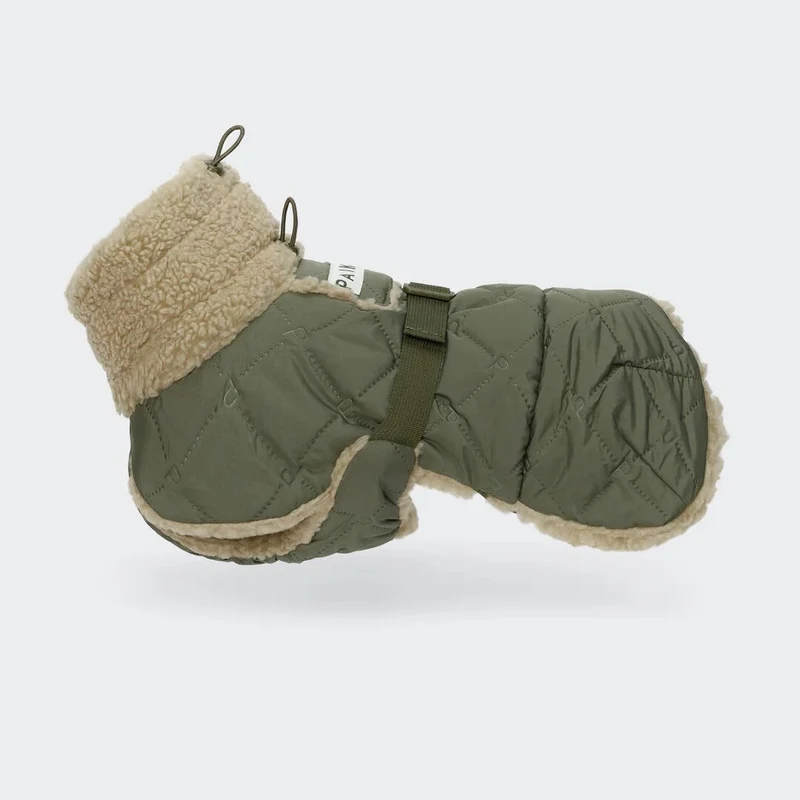 Hundemantel Sherpa Olive