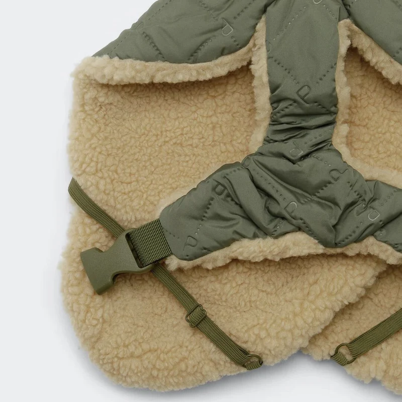 Hundemantel Sherpa Olive