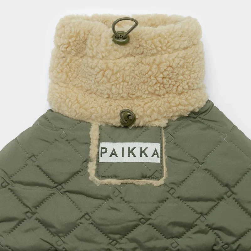 Hundemantel Sherpa Olive