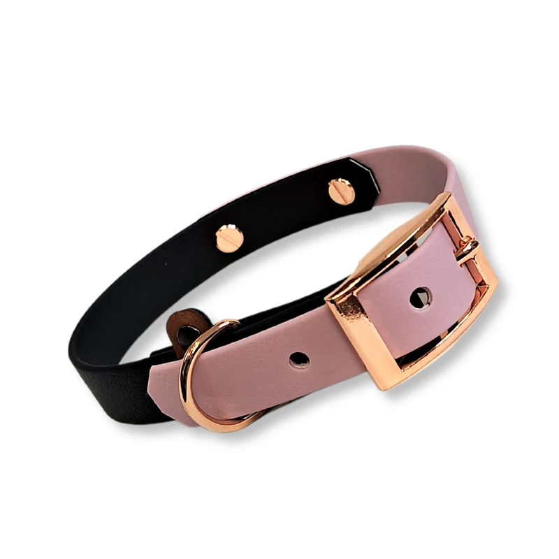Halsband *Schwarz x Lavendel Rosa*