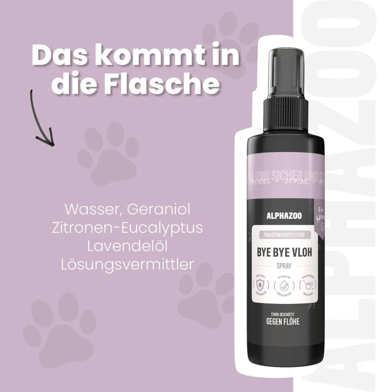 ByeByeVloh Flohspray für Hunde