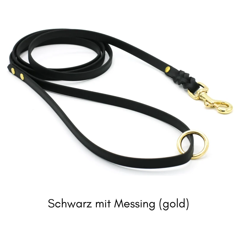 BioThane® Hundeleine für kleine Hunde | nicht verstellbar | geflochten | City-Leine