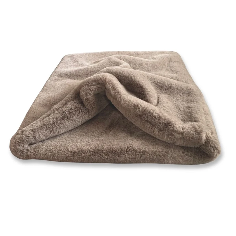 Kuschelschlafsack Fluffy Taupe