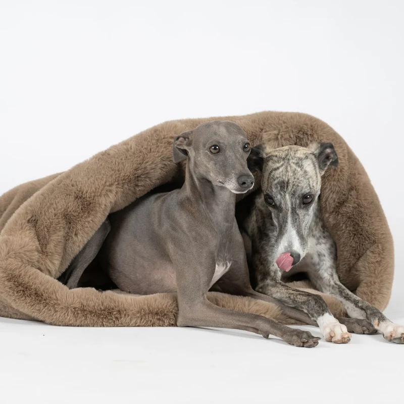 Kuschelschlafsack Fluffy Taupe
