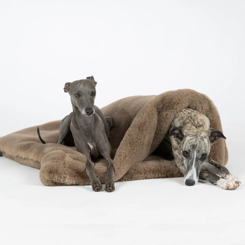 Kuschelschlafsack Fluffy Taupe