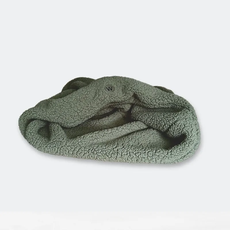 Teddy Kuschelschlafsack Soft Olive