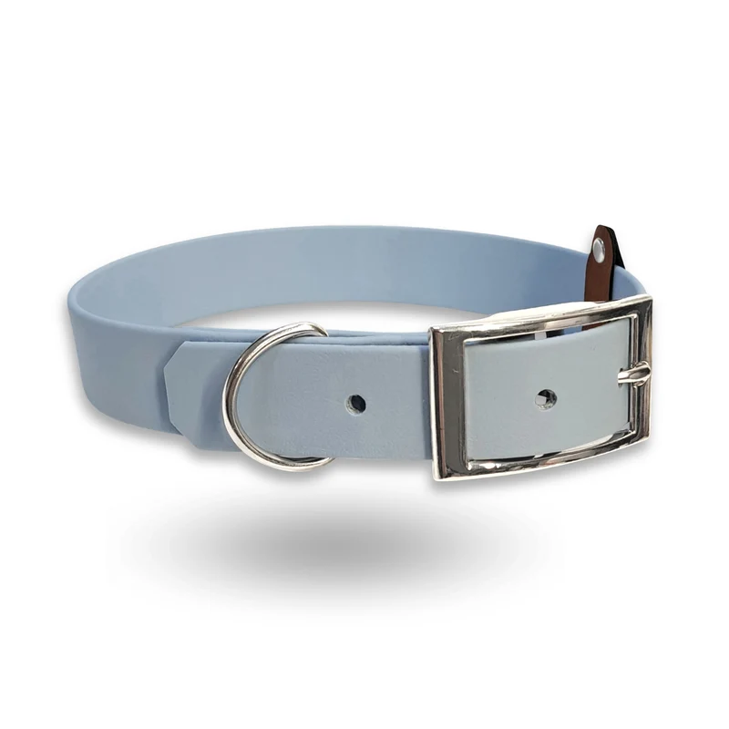 BioThane-Halsband | Pastell-Blau