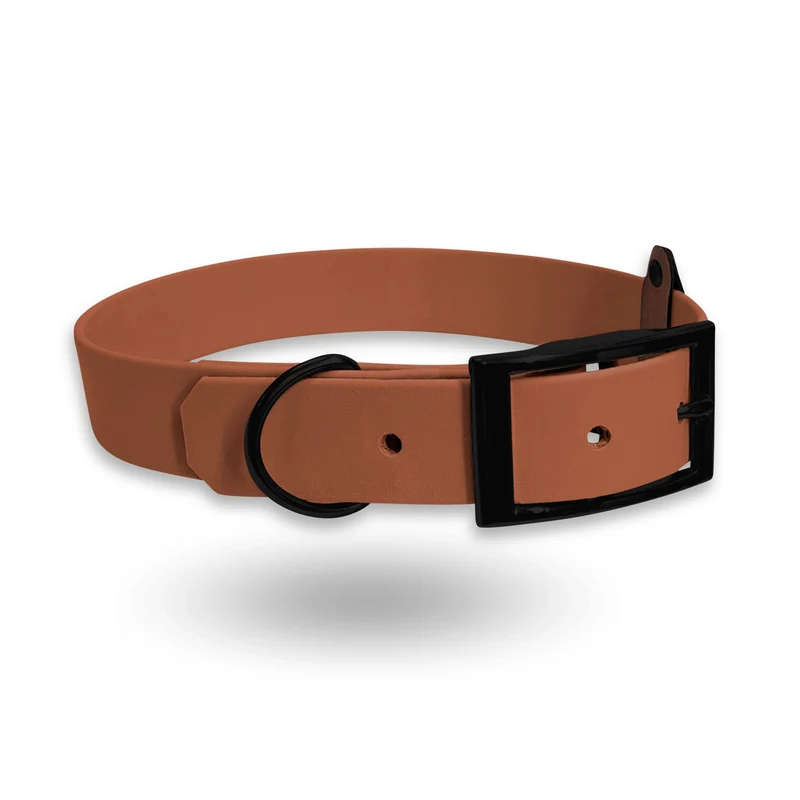 BioThane-Halsband | Cognac-Braun