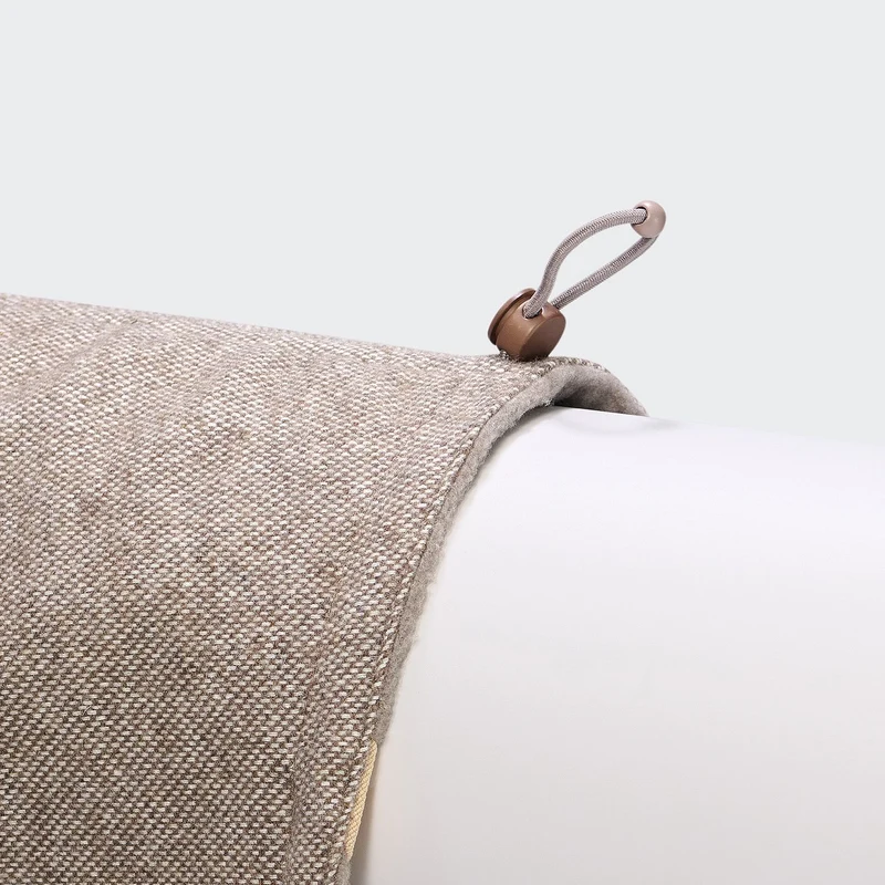 Hundemantel Brooklyn Long Tweed Beige