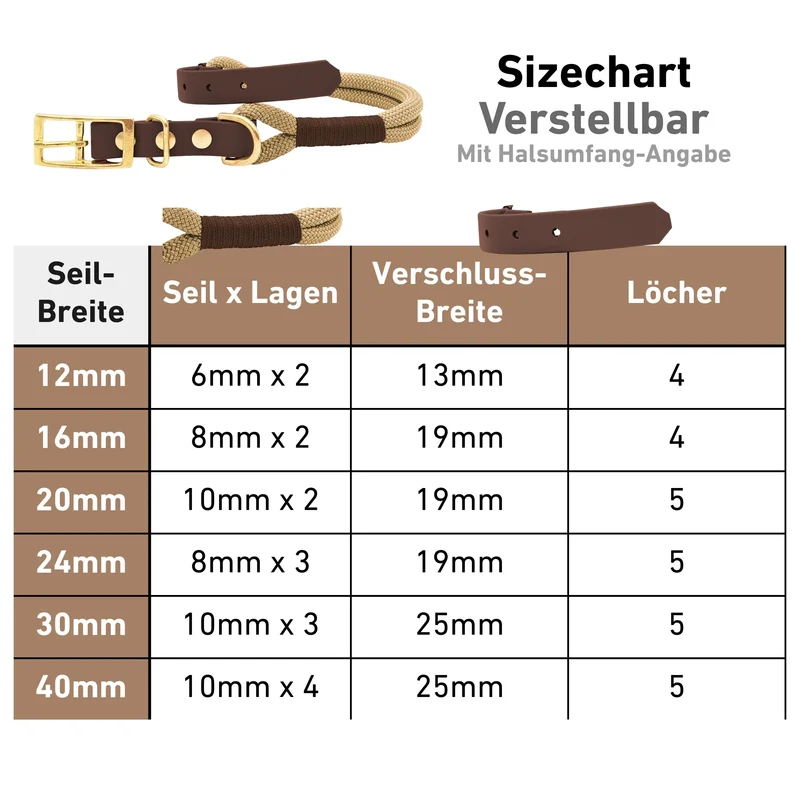 Tau-Halsband | mit oder ohne BioThane® | Design Your Own