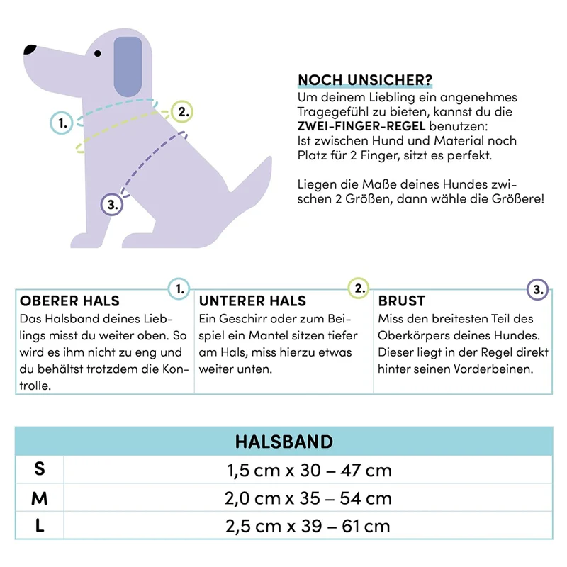 Hundehalsband gepolstert - Lime